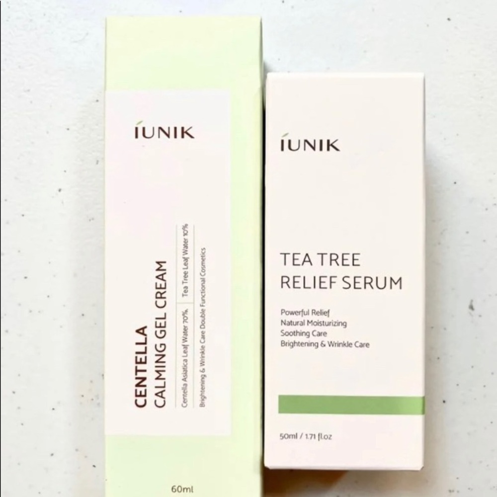 Korean iUNIK cosmetic bundle
